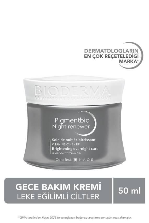 Bioderma Pigmentbio Night Renewer 50 ml Gece Bakım Kremi - 1